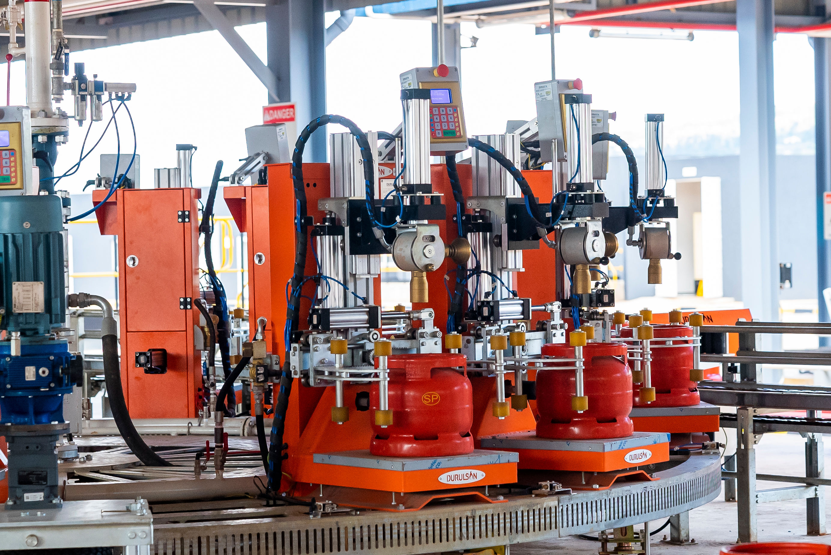 Automated SP LPG cylinder filling line